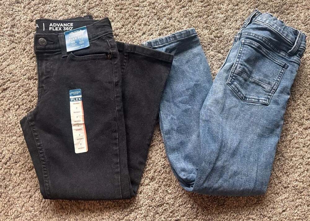 Two pairs of Arizona Jean Co Advance Flex 360 Skinny Jeans